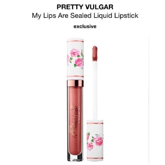 Pretty Vulgar Other - Pretty Vulgar - My Lips are Sealed Liquid Lipstick